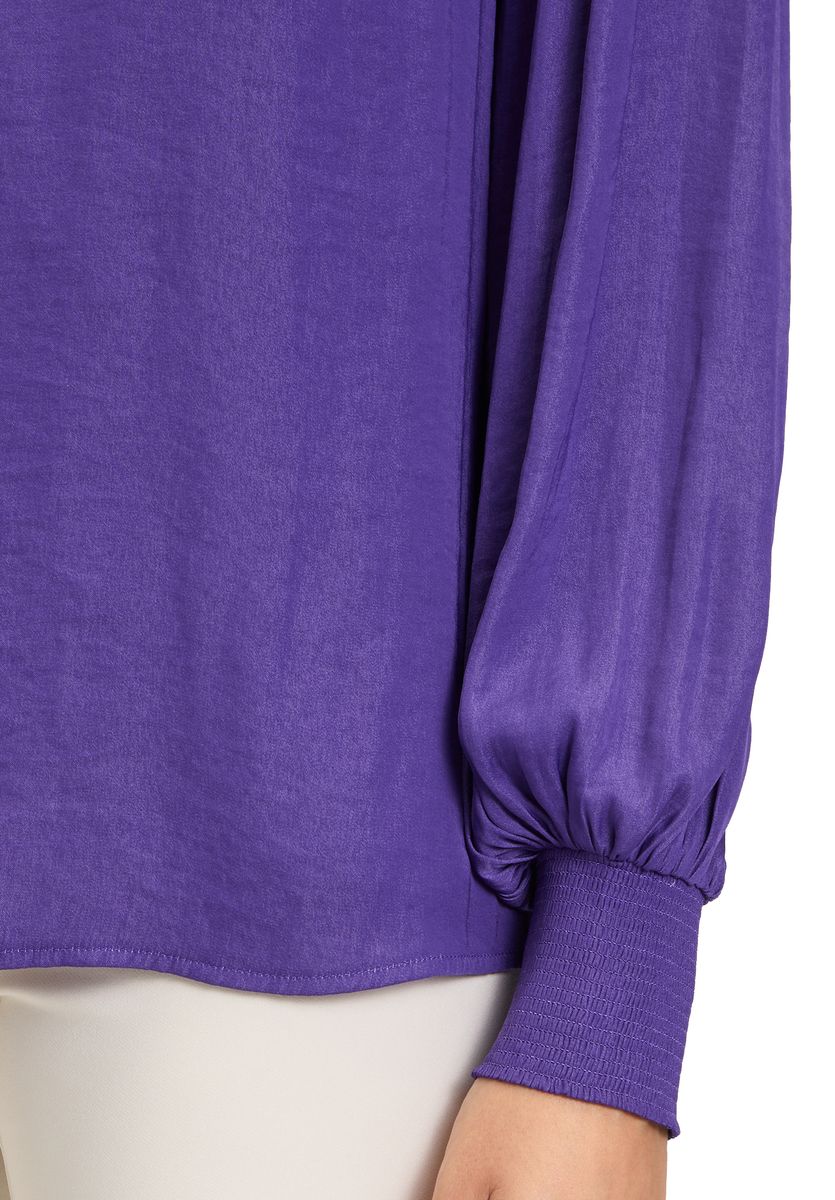 Satin-Bluse