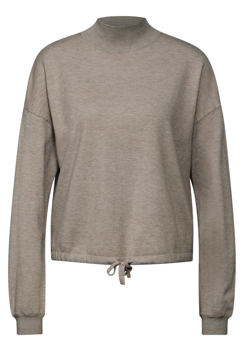 Kurzer Turtleneck-Sweater