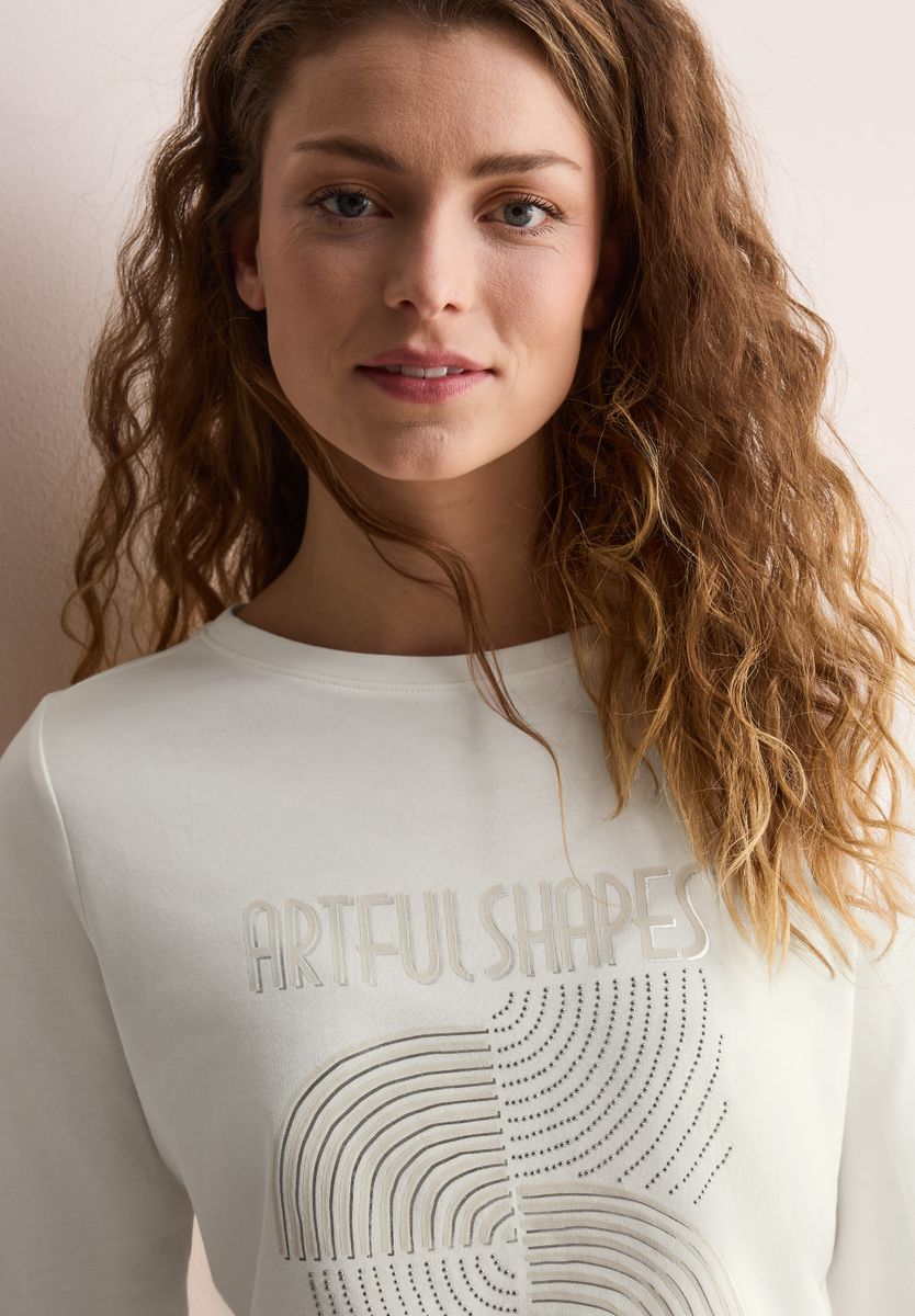 Shirt mit Schimmer-Print