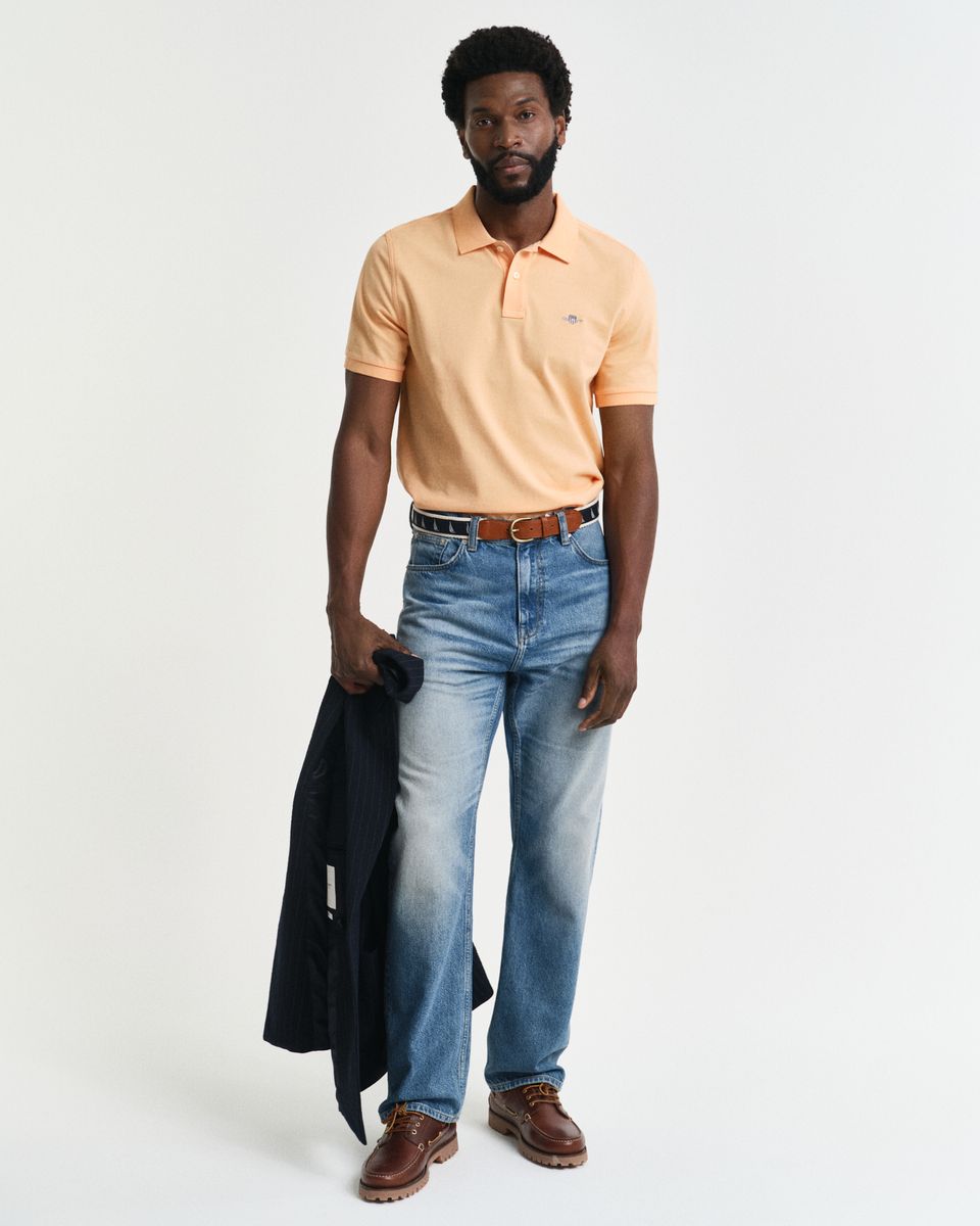 Regular Fit Shield Piqué Poloshirt