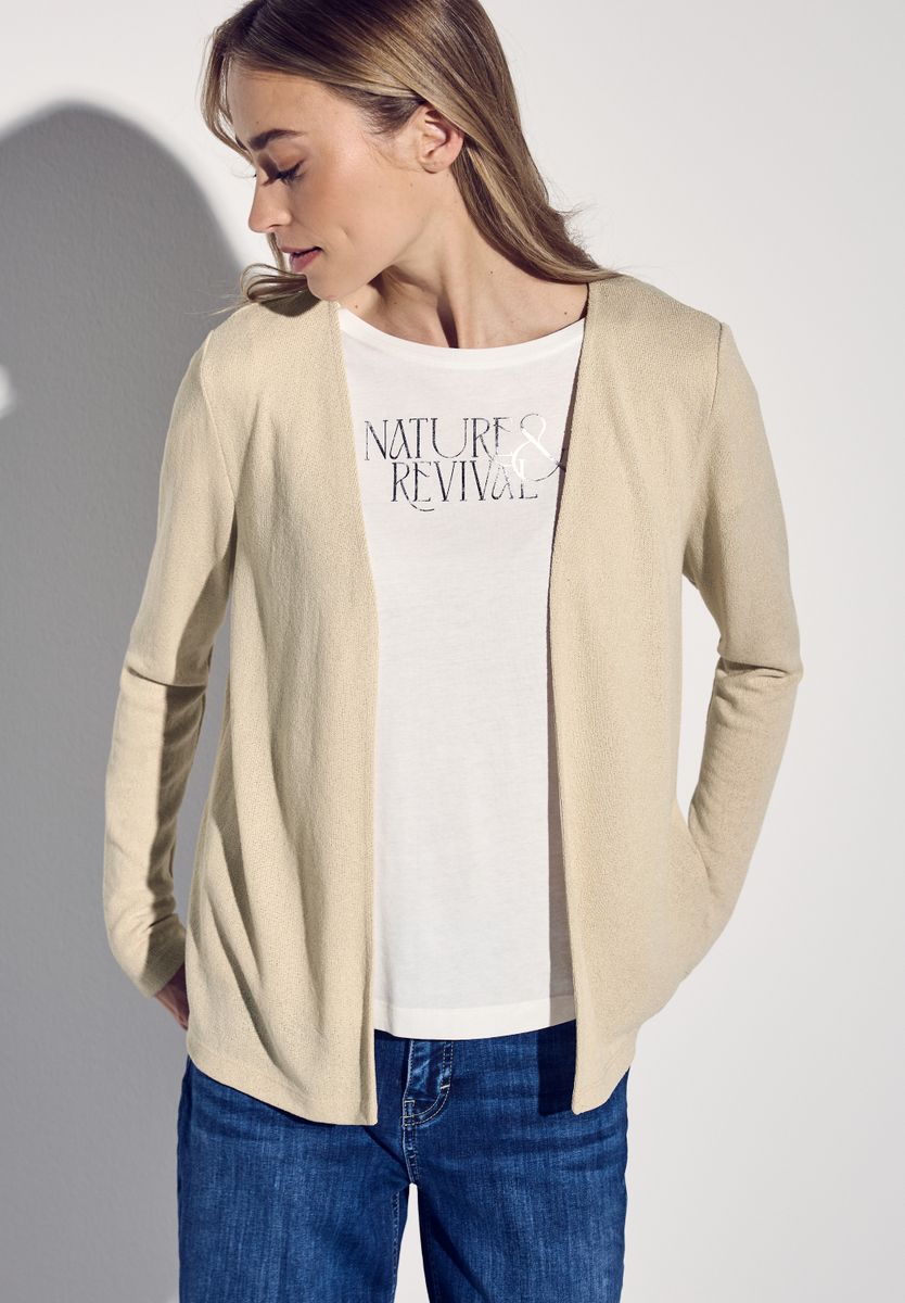 Strick-Look Jacke