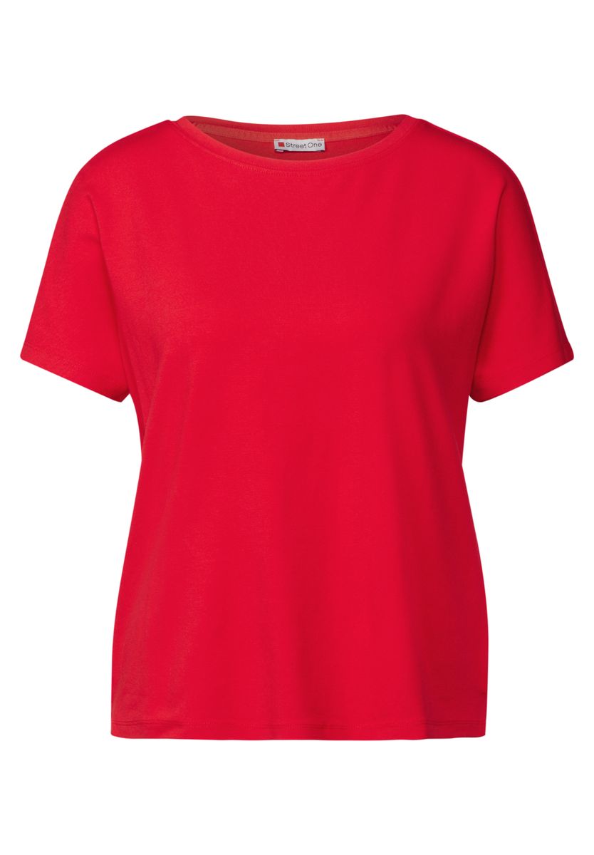 Shirt in Unifarbe