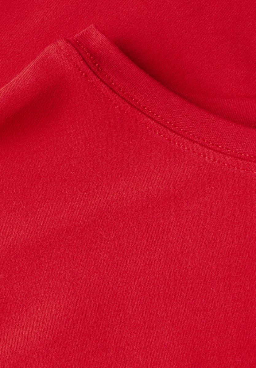 Shirt in Unifarbe