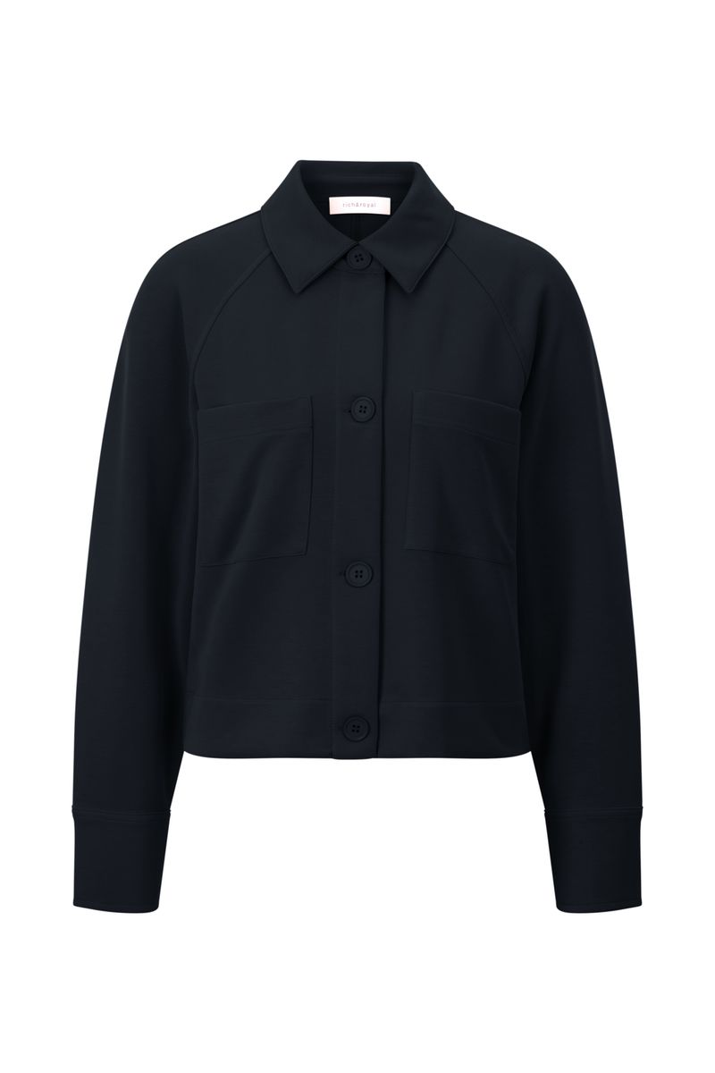 Scuba jacket denim look