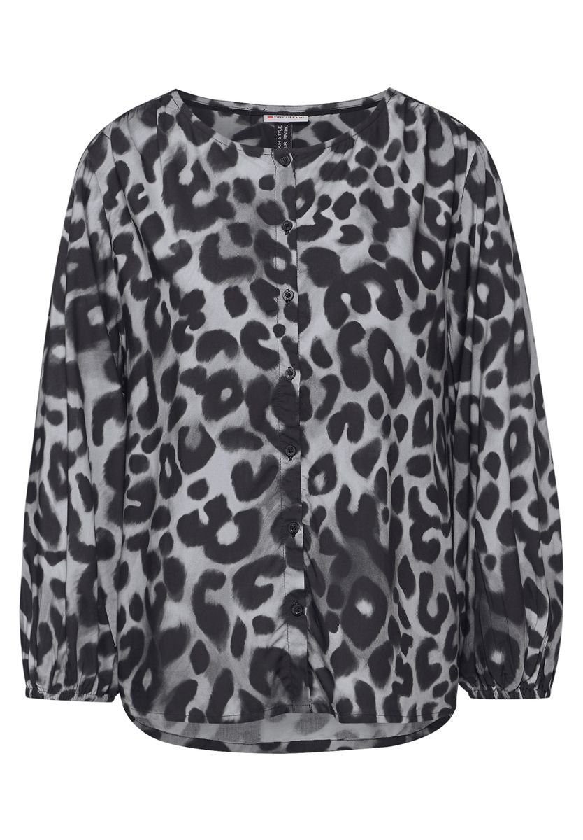 Bluse mit Raffungen