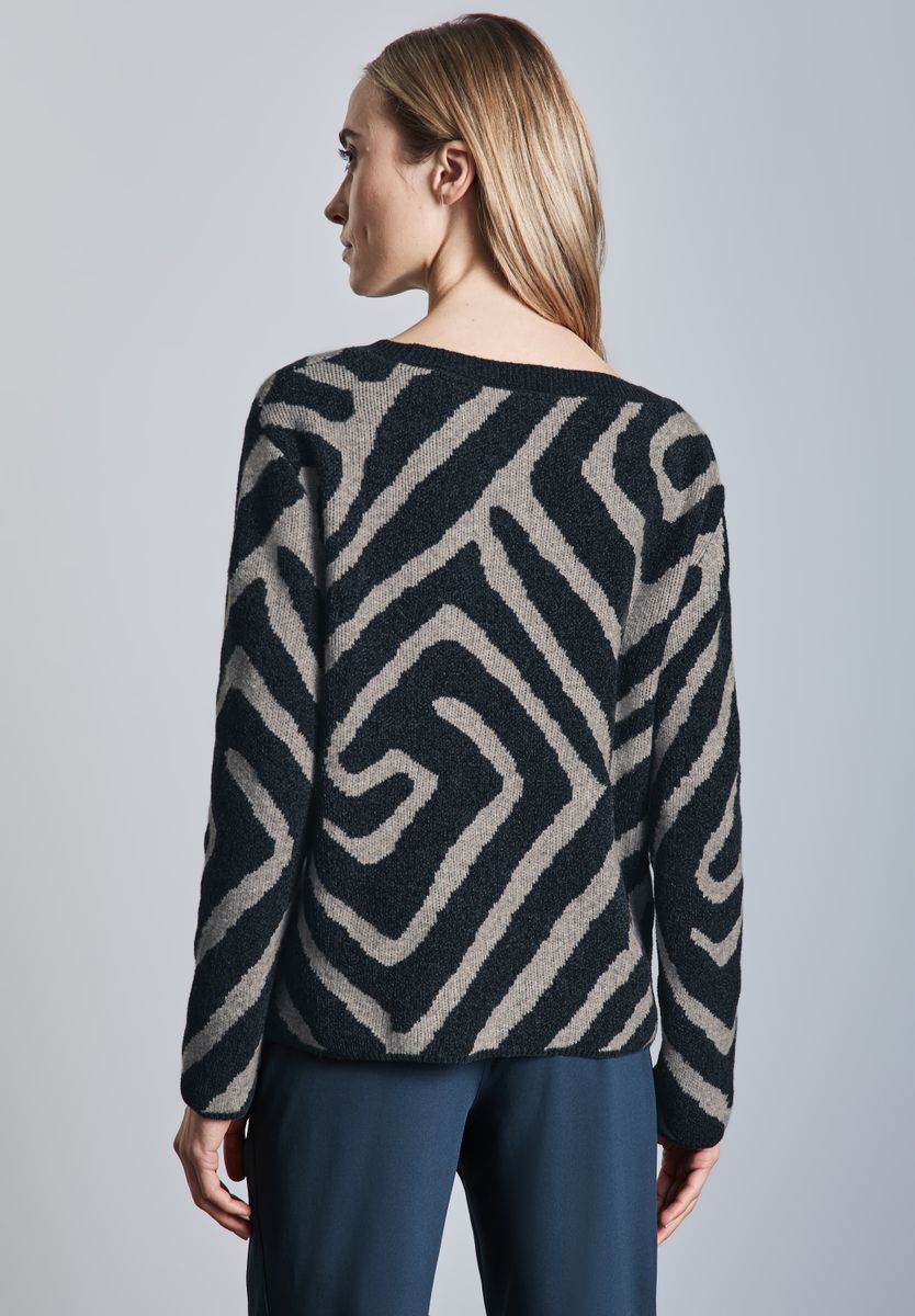 Jaquard-Pullover