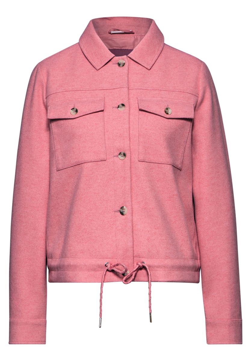 Jacke in Wolloptik