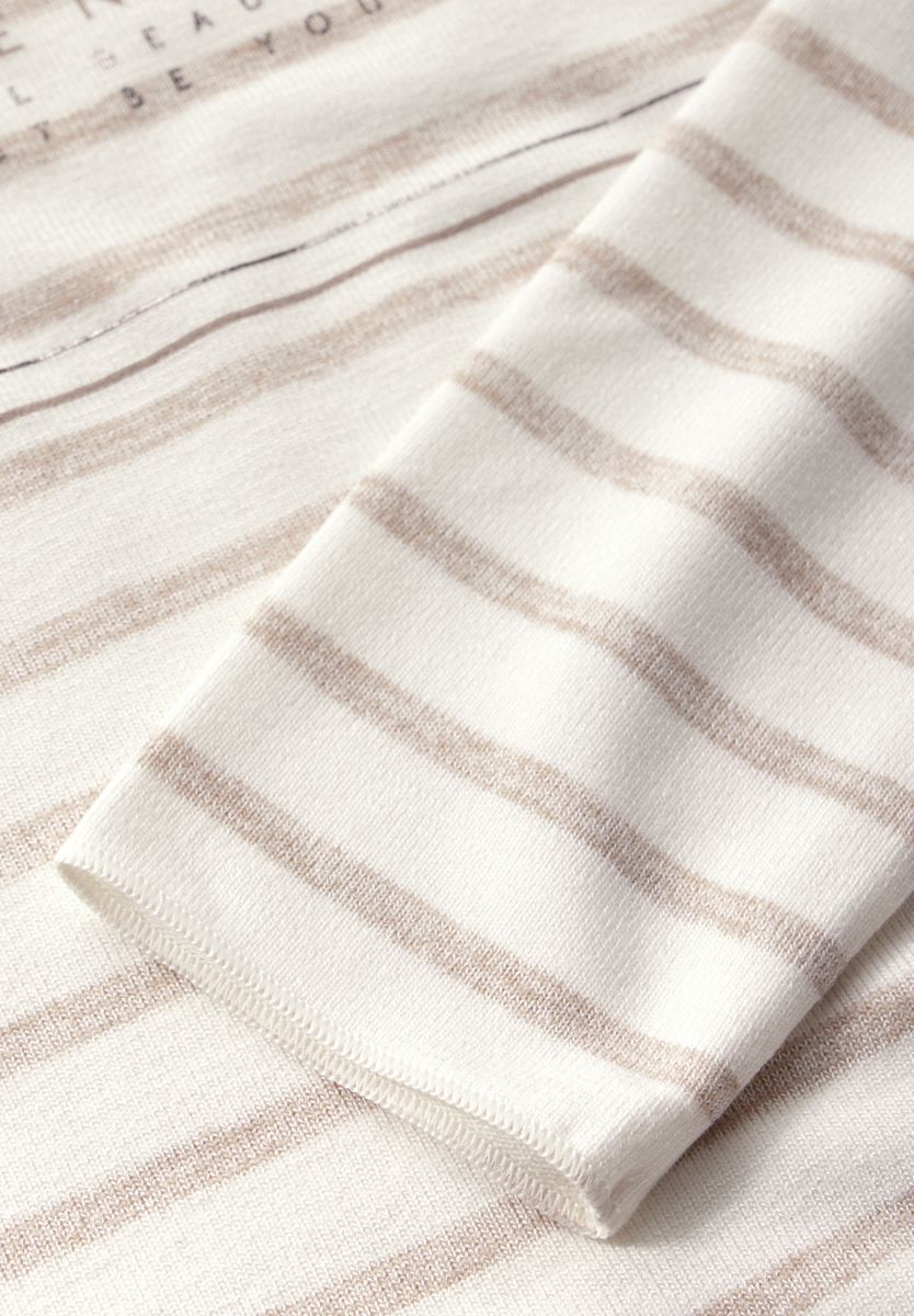 Folienprint Streifenshirt