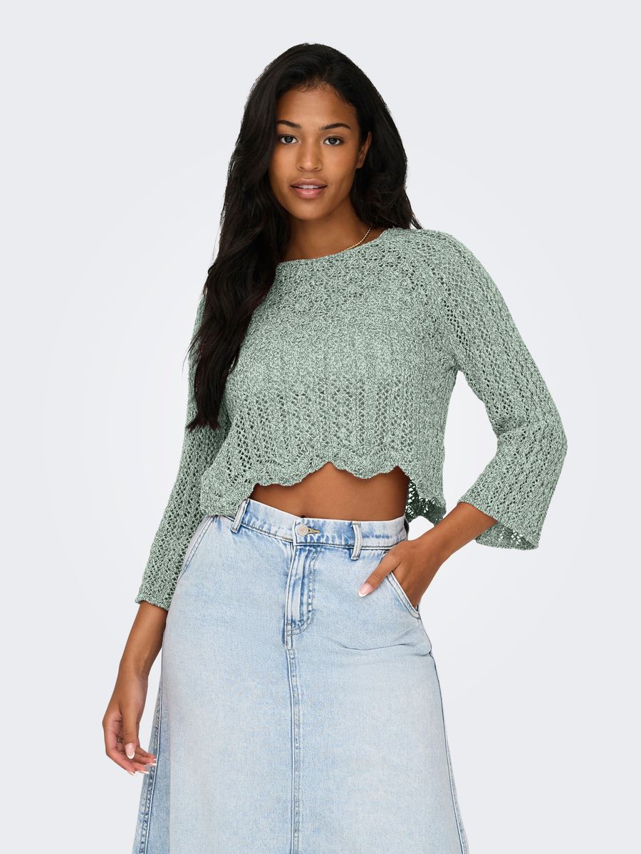 ONLNOLA LIFE 3/4 PULLOVER KNT NOOS