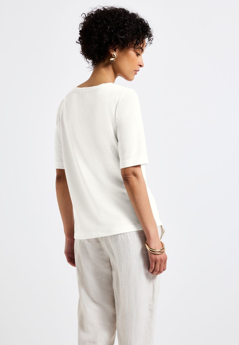T-Shirt mit Folien-Wording