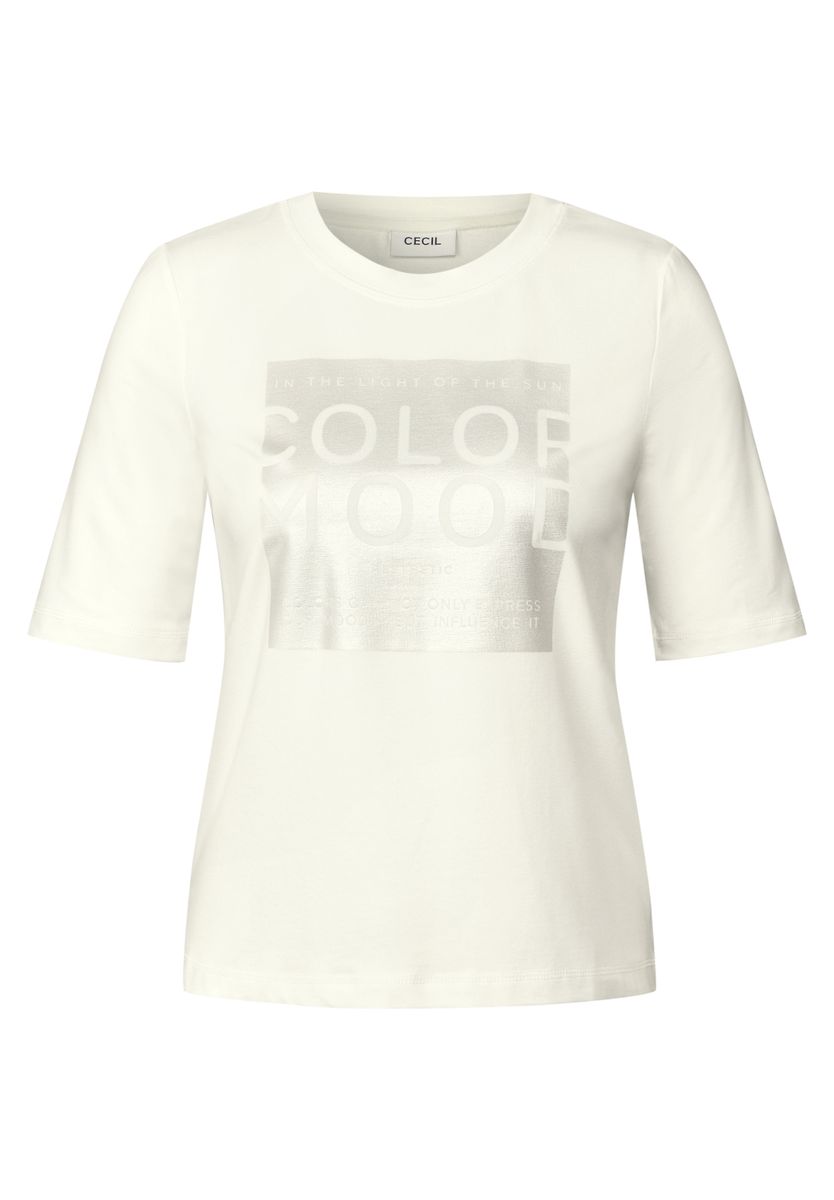 Softes Shirt mit Folienprint