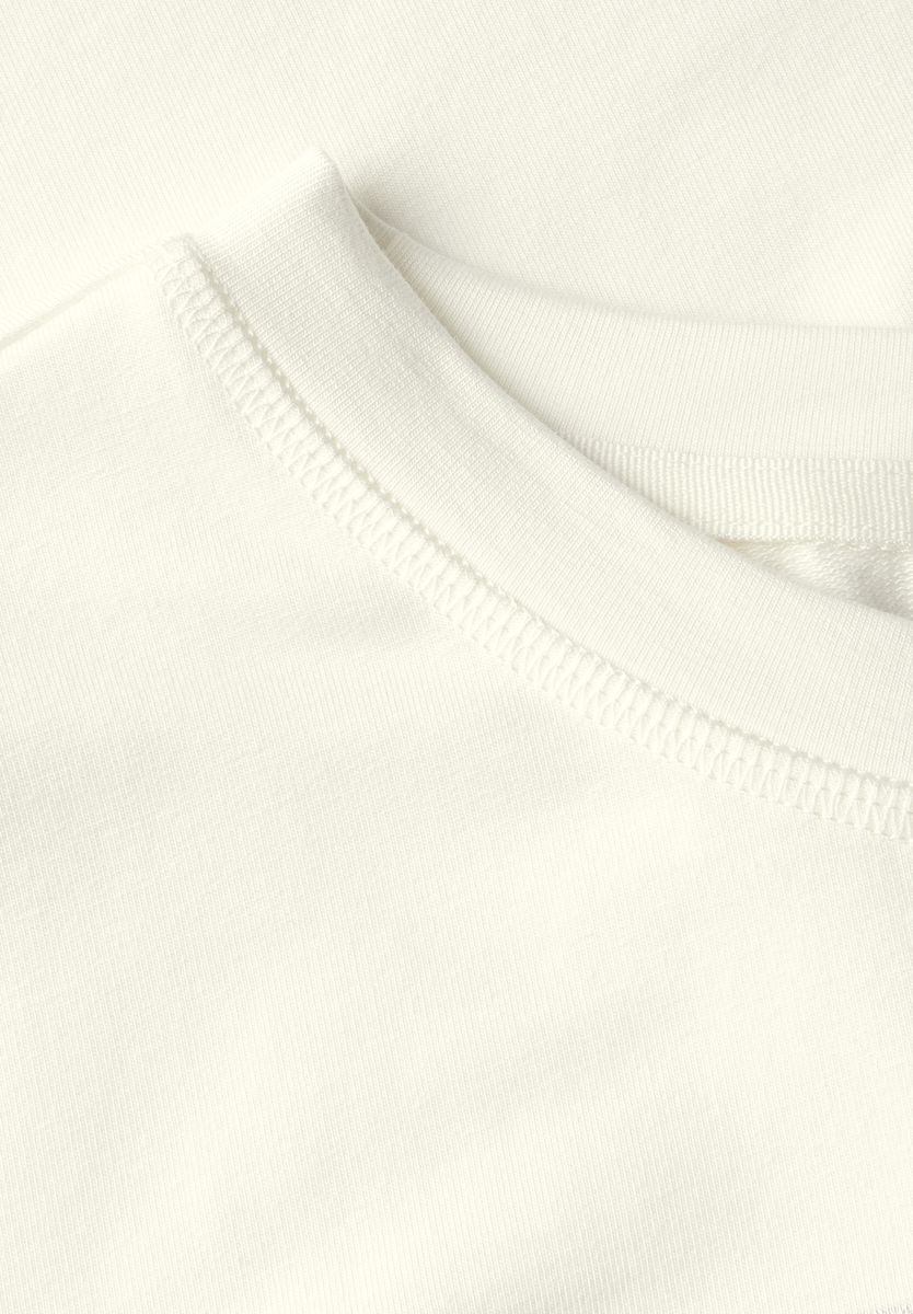 Softes Shirt mit Folienprint