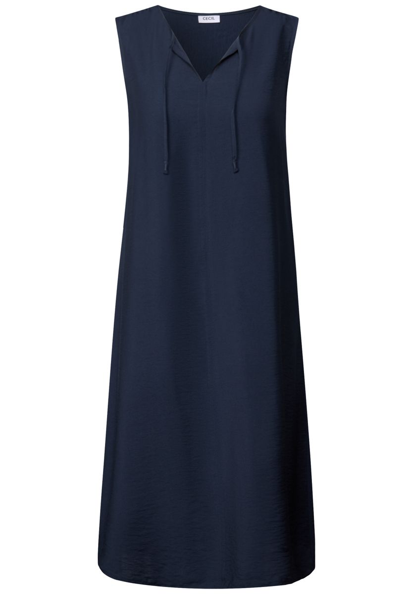 Kleid in Unifarbe