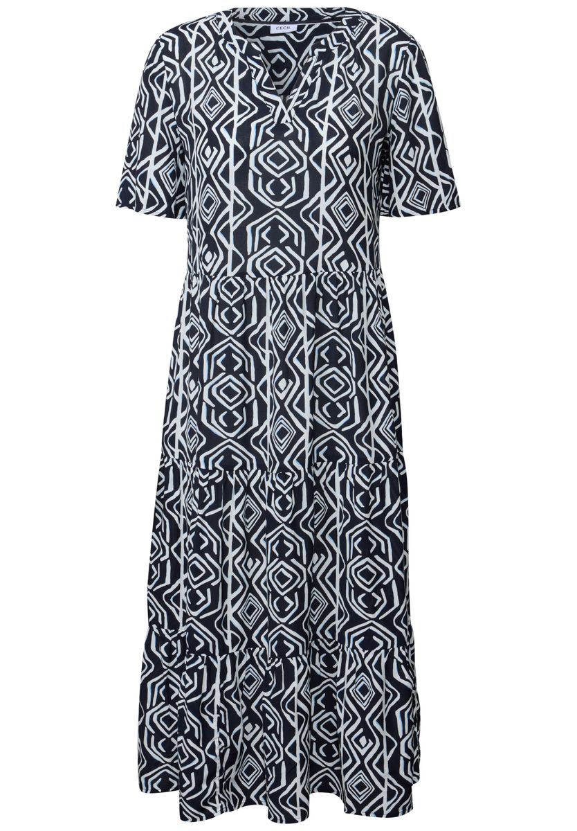 Kleid mit Volants
