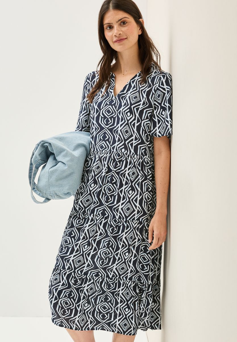Kleid mit Volants