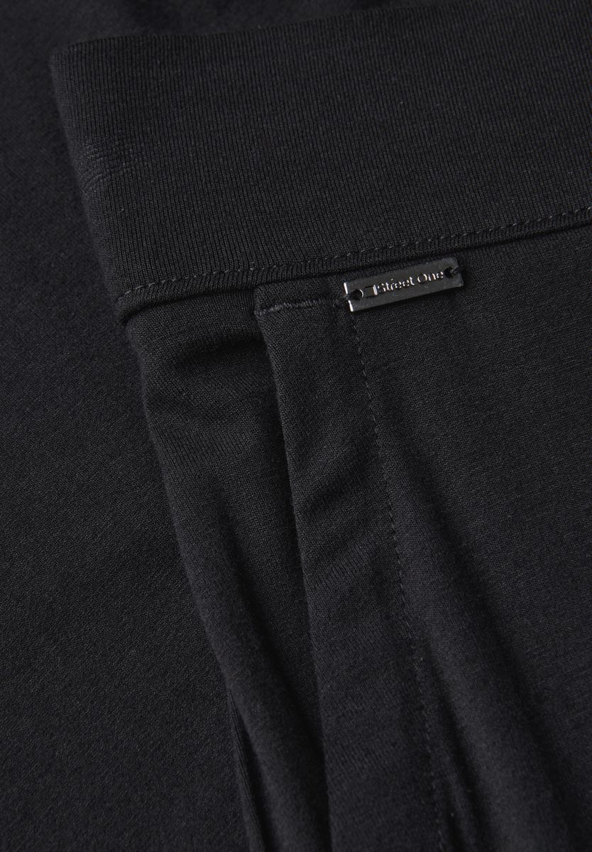 Wide Leg Jersey-Hose