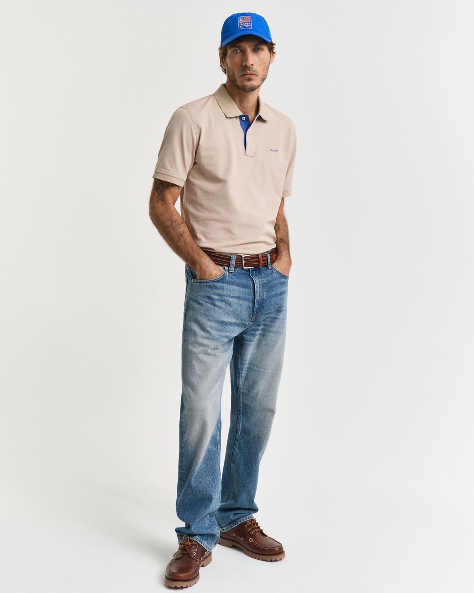 Kontrast Piqué Poloshirt