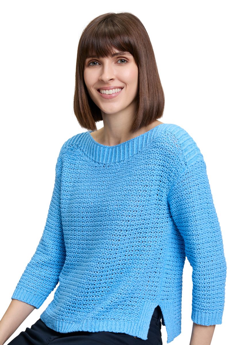 Grobstrick-Pullover