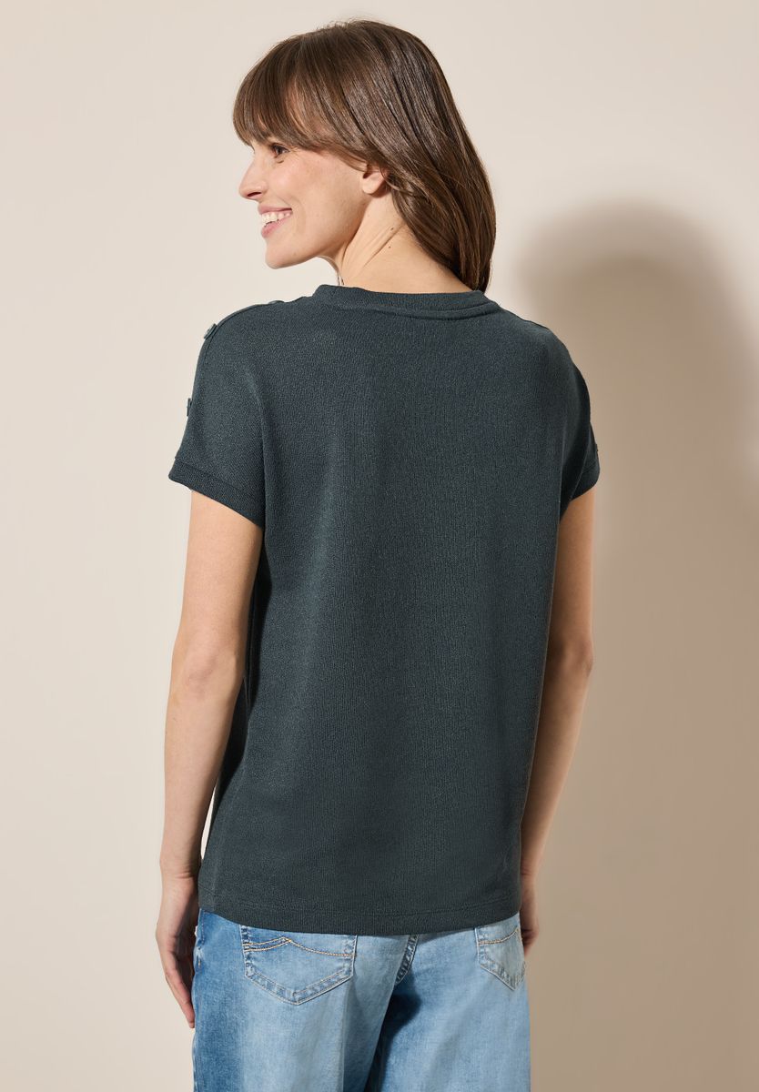 Strukturshirt mit Knöpfen
