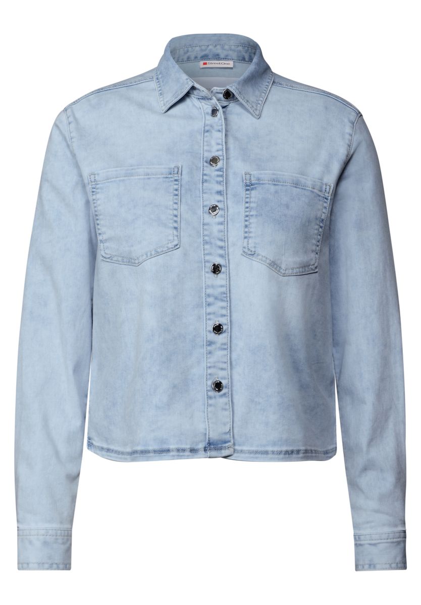 Denim Hemdbluse