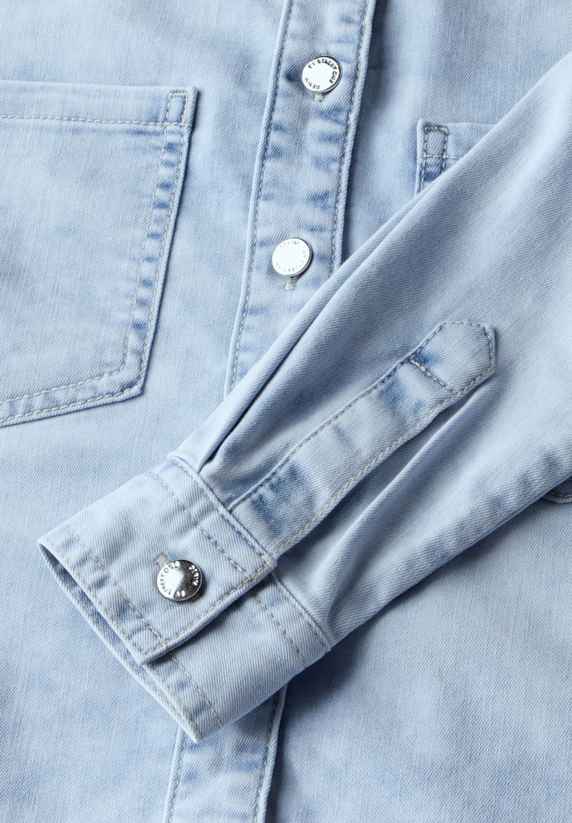 Denim Hemdbluse