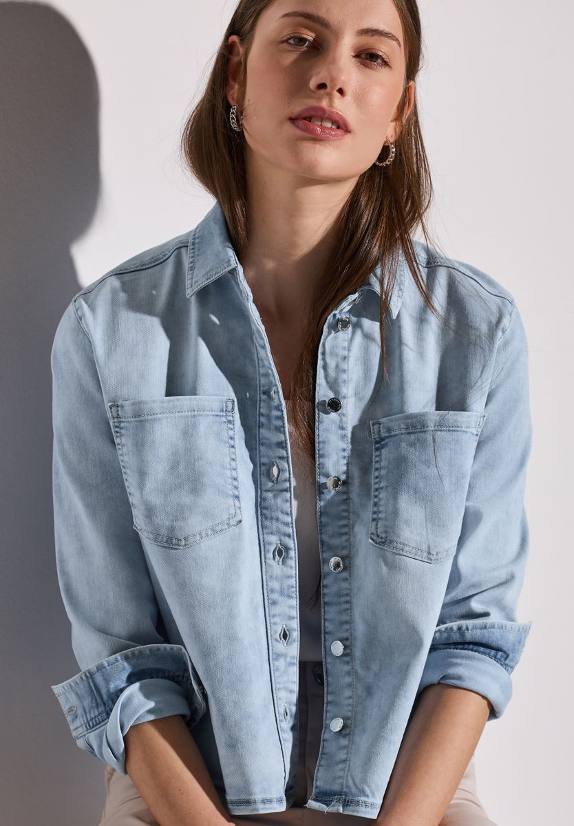 Denim Hemdbluse