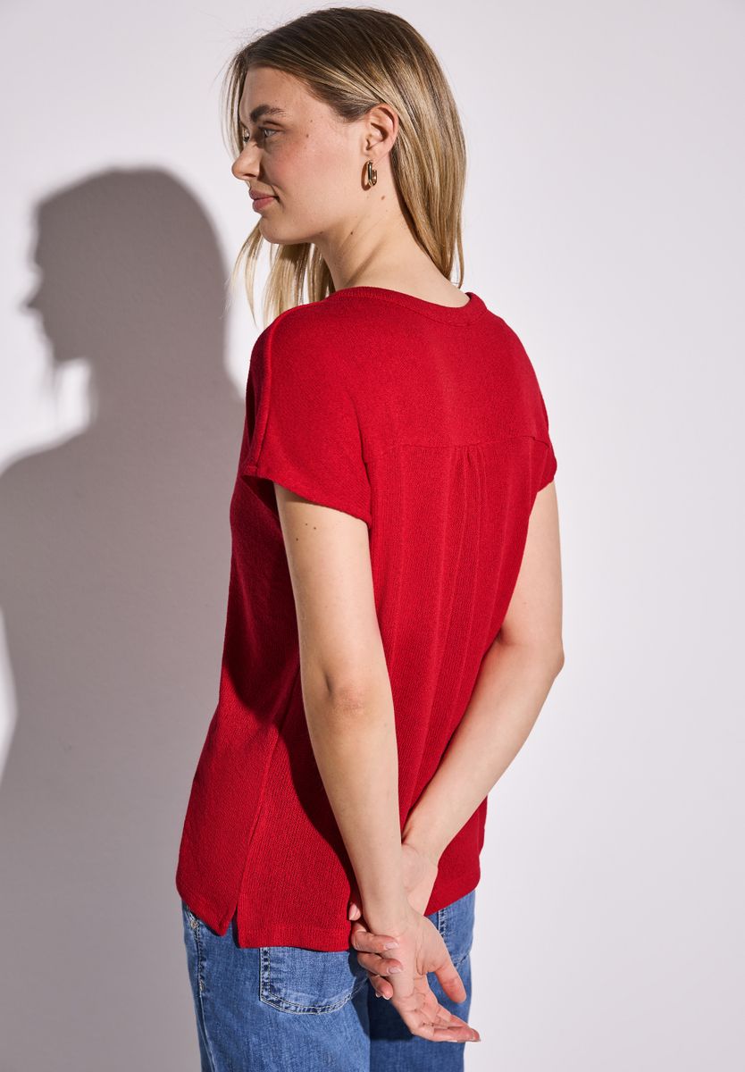 Strick-Look Shirt