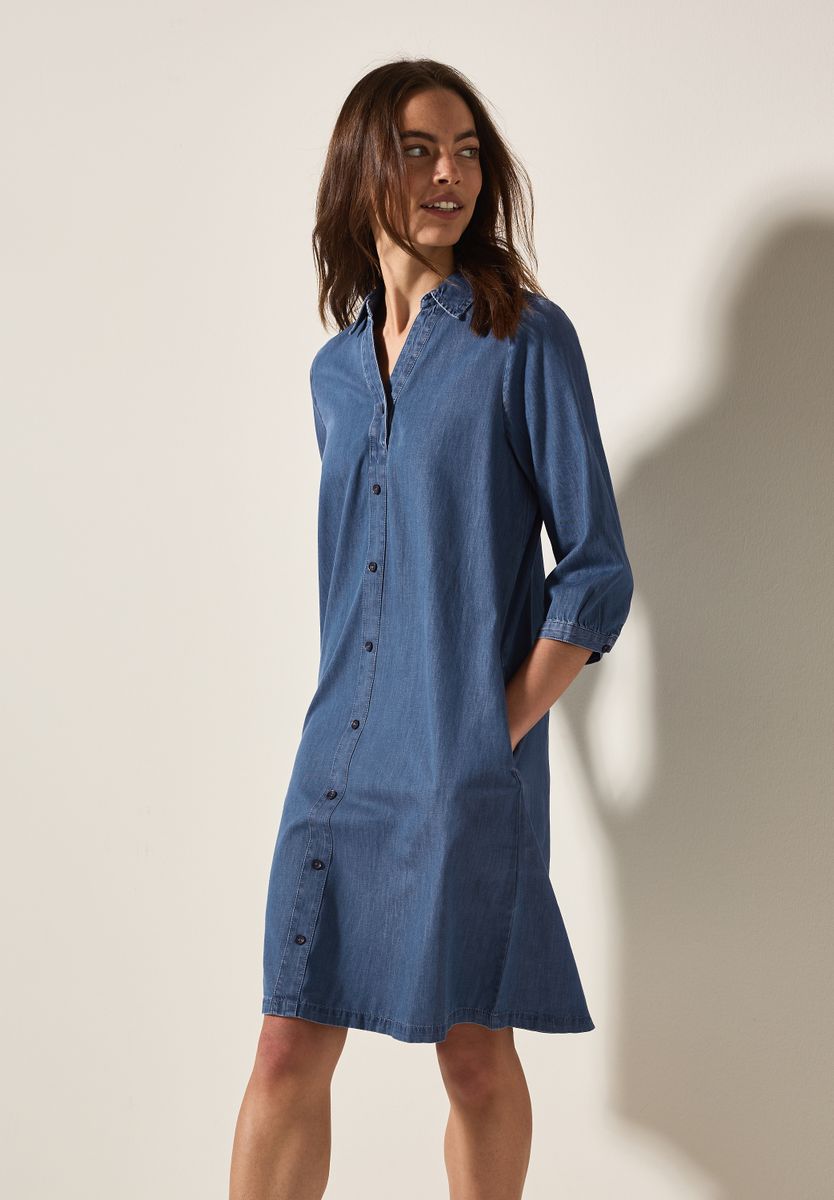 Kleid im Jeanslook