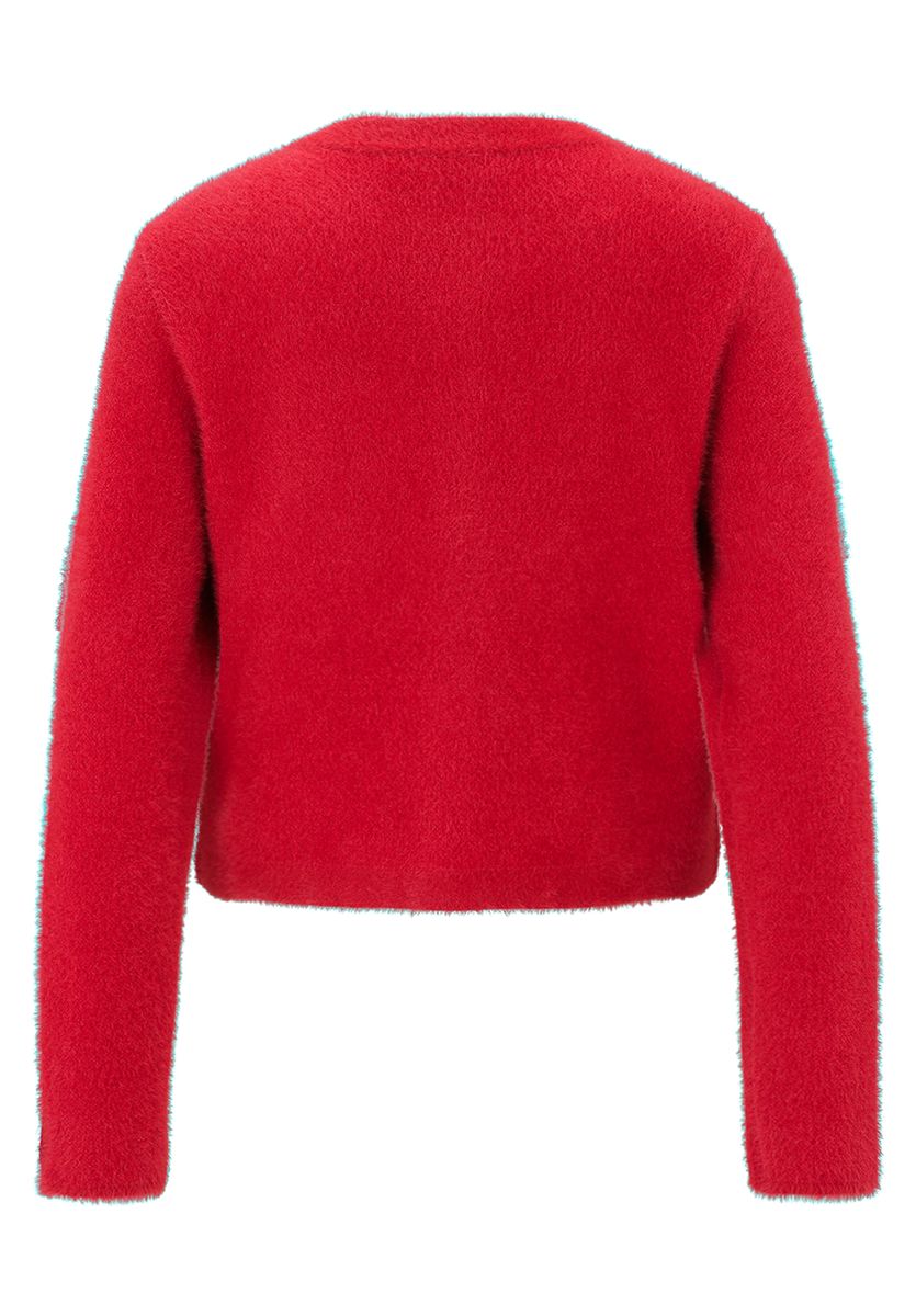 Casual-Strickjacke