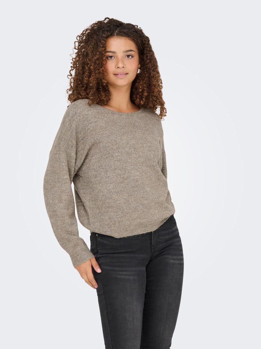 ONLADELE LS LACE MIX O-NECK CC KNT