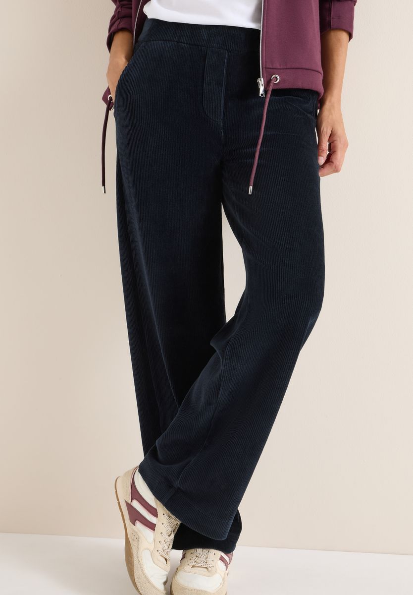 Wide Leg Cordhose