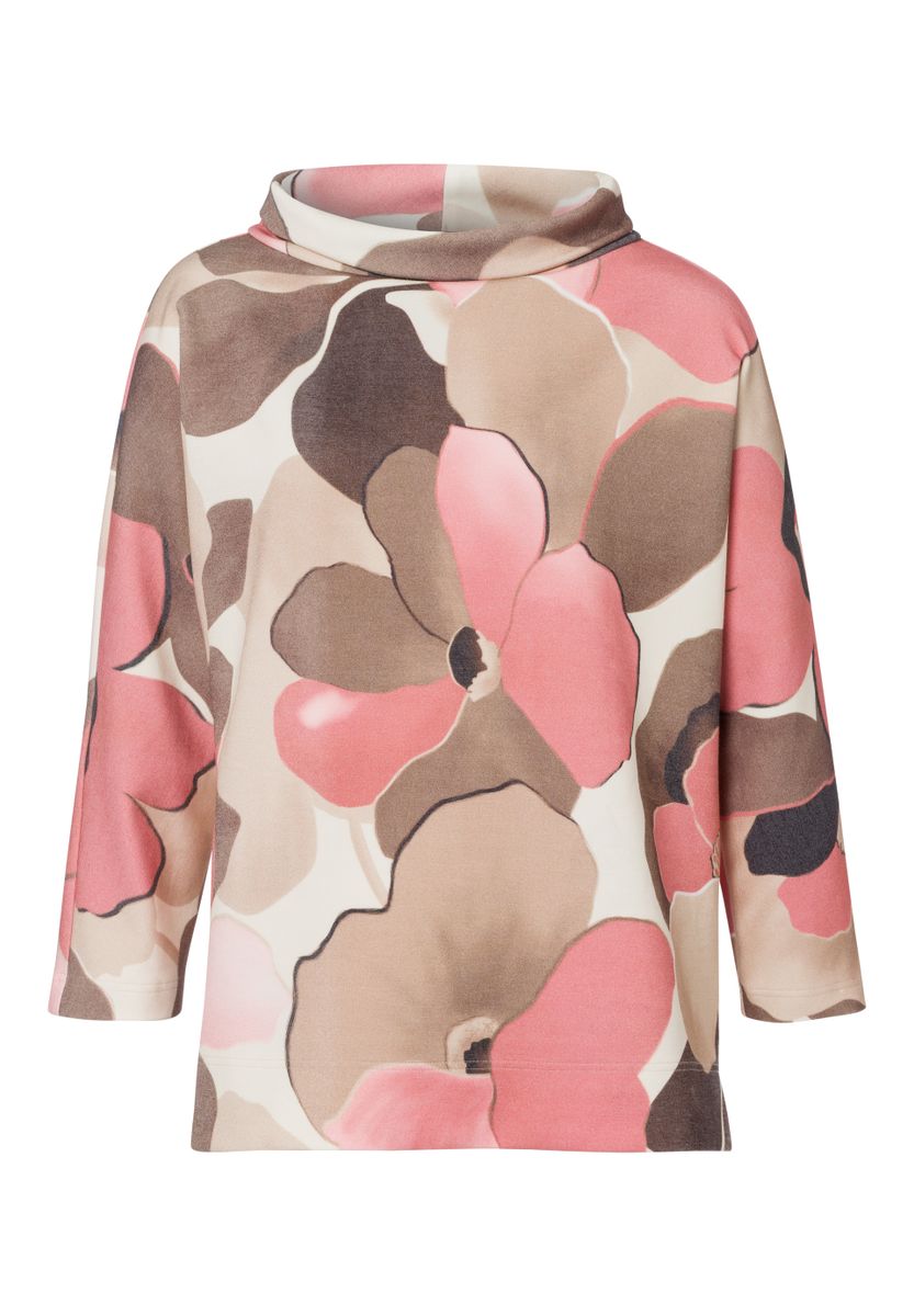 Sweatshirt VELVET BLOOM mit vollflächigem Print