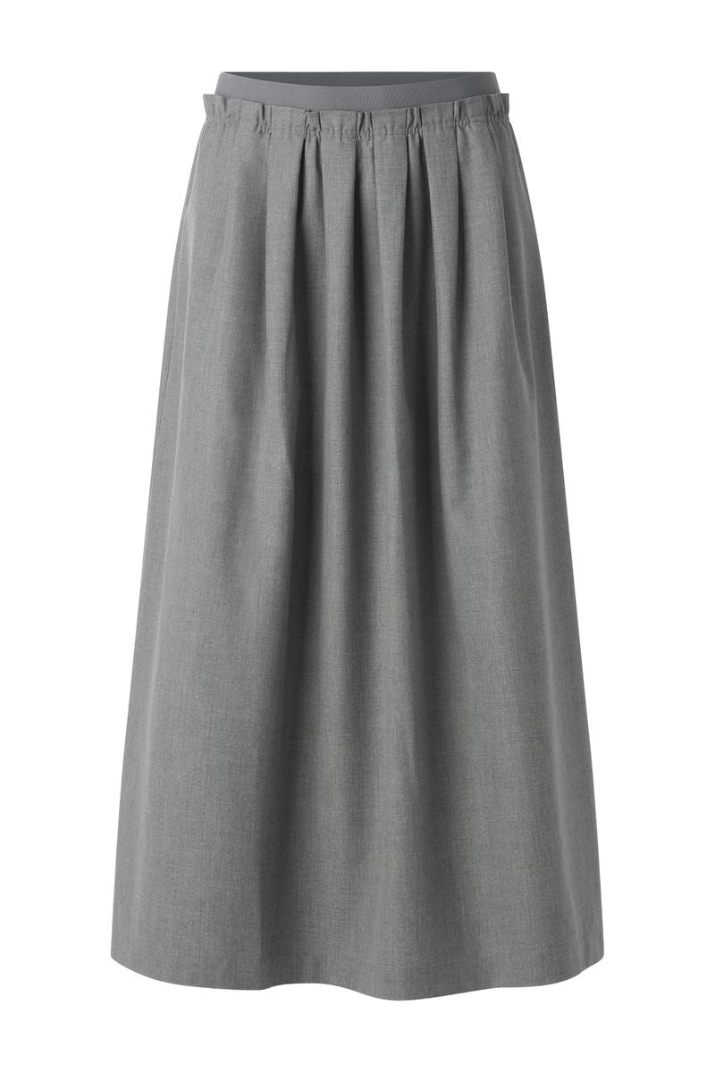 Flanel Midi Skirt