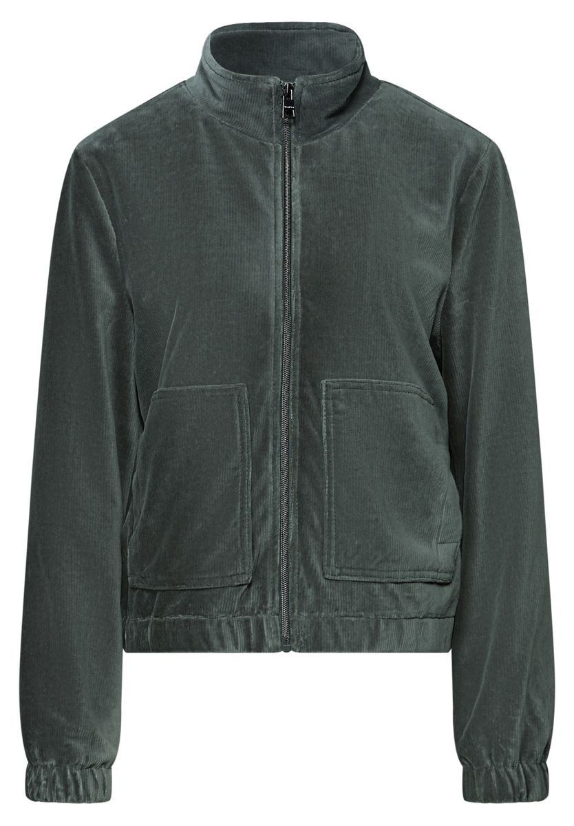 Cordjacke mit Zipper
