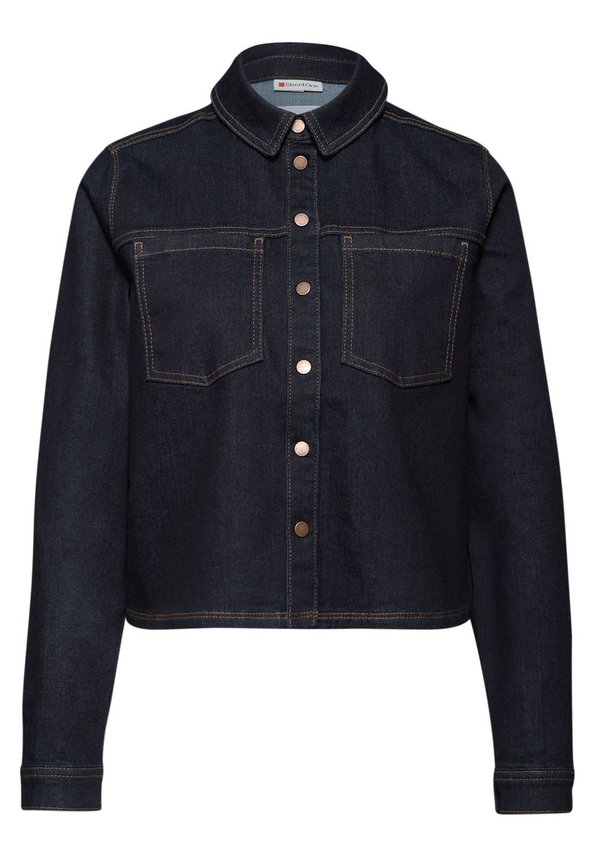 Rinsed Jeansbluse