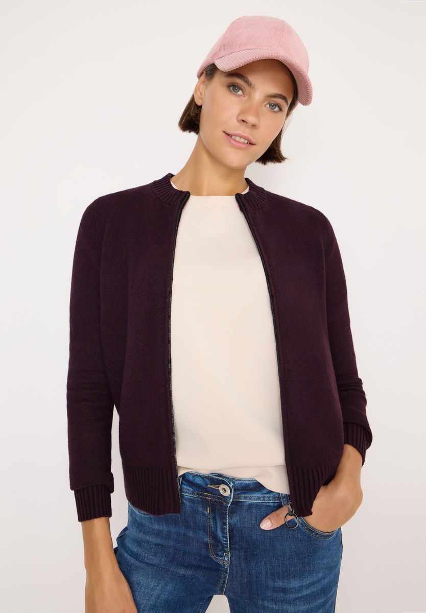 Cosy Cardigan mit Zipper