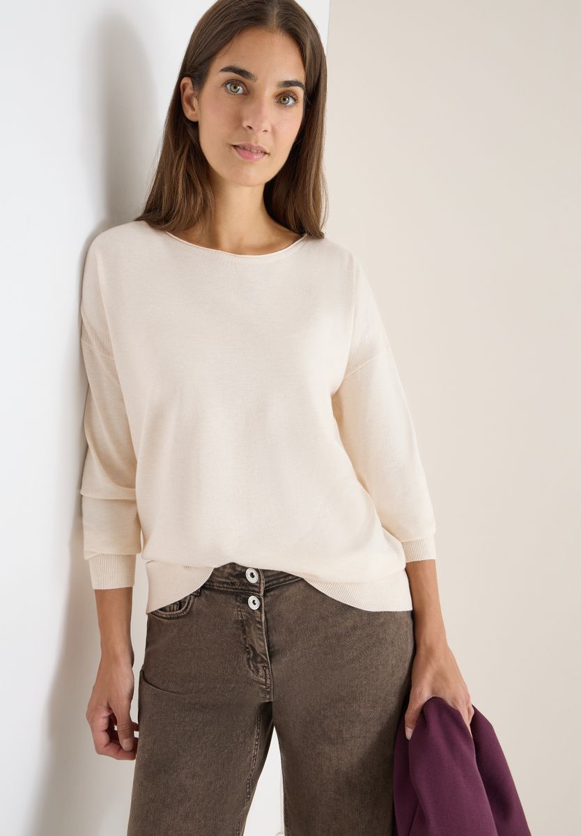 Pullover mit Strukturdetail