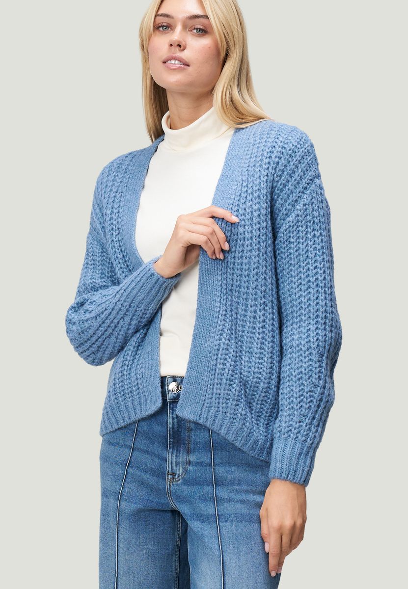 Grobstrickjacke