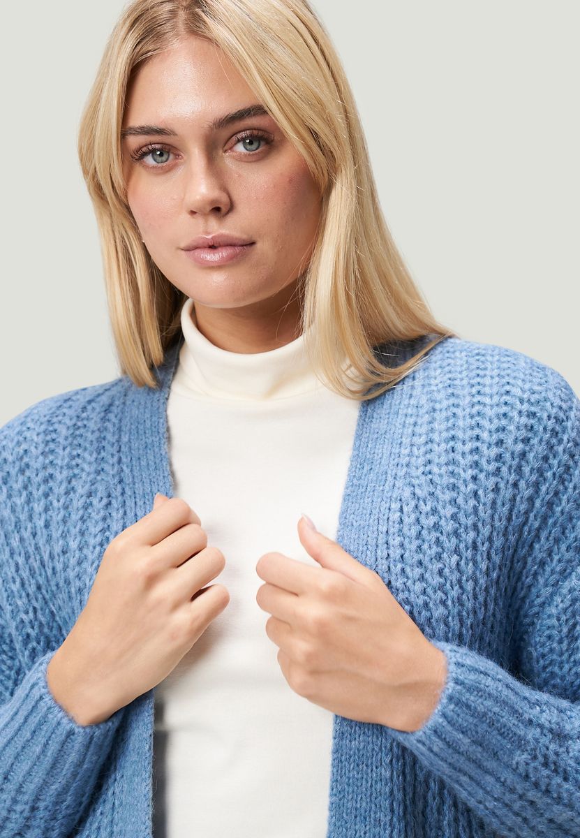 Grobstrickjacke