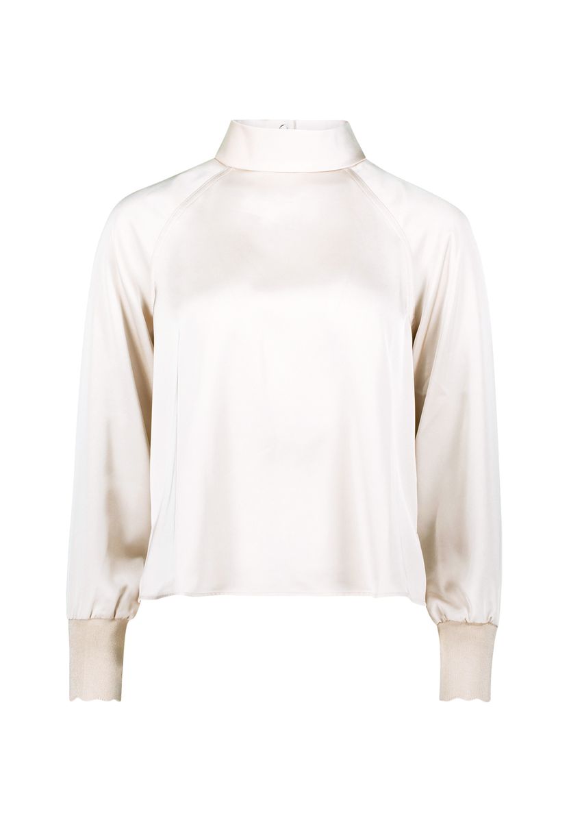 Satinbluse