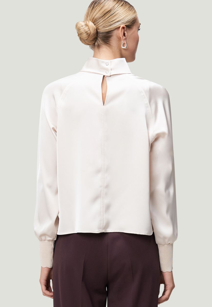 Satinbluse