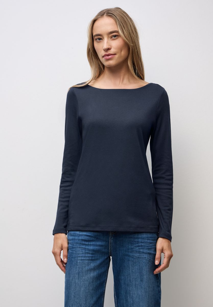 Basic Langarmshirt