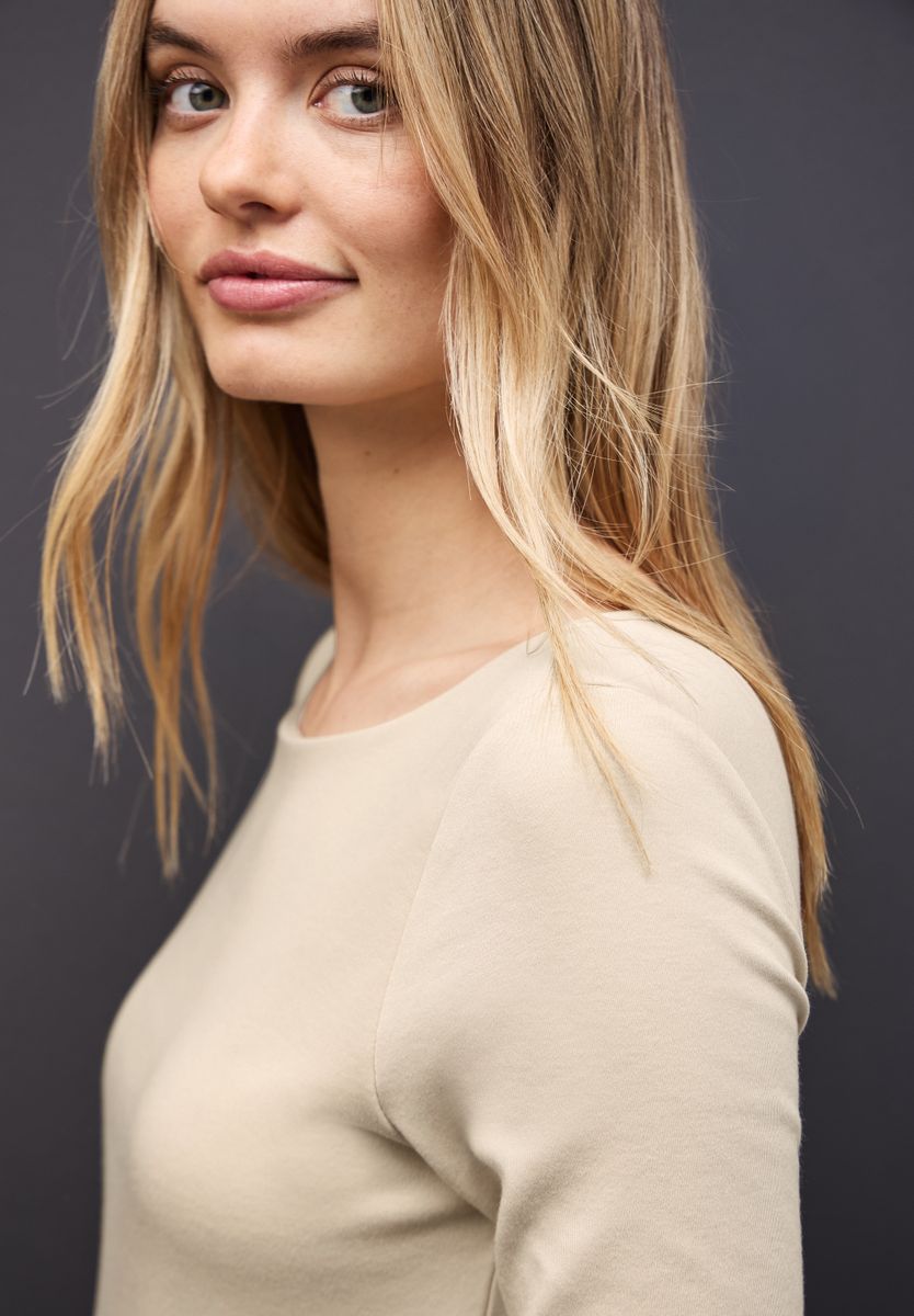 Basic Langarmshirt
