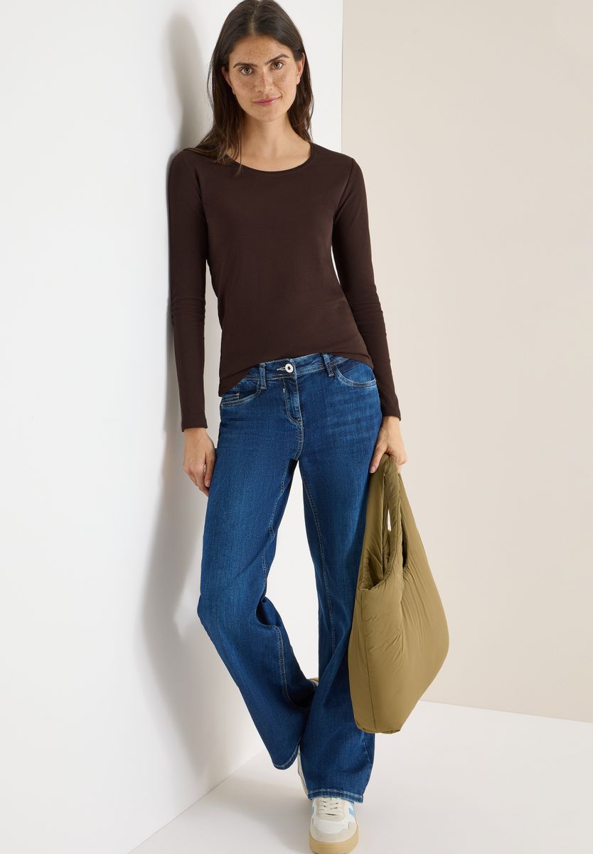Basic Langarmshirt