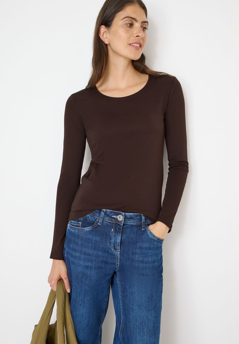 Basic Langarmshirt