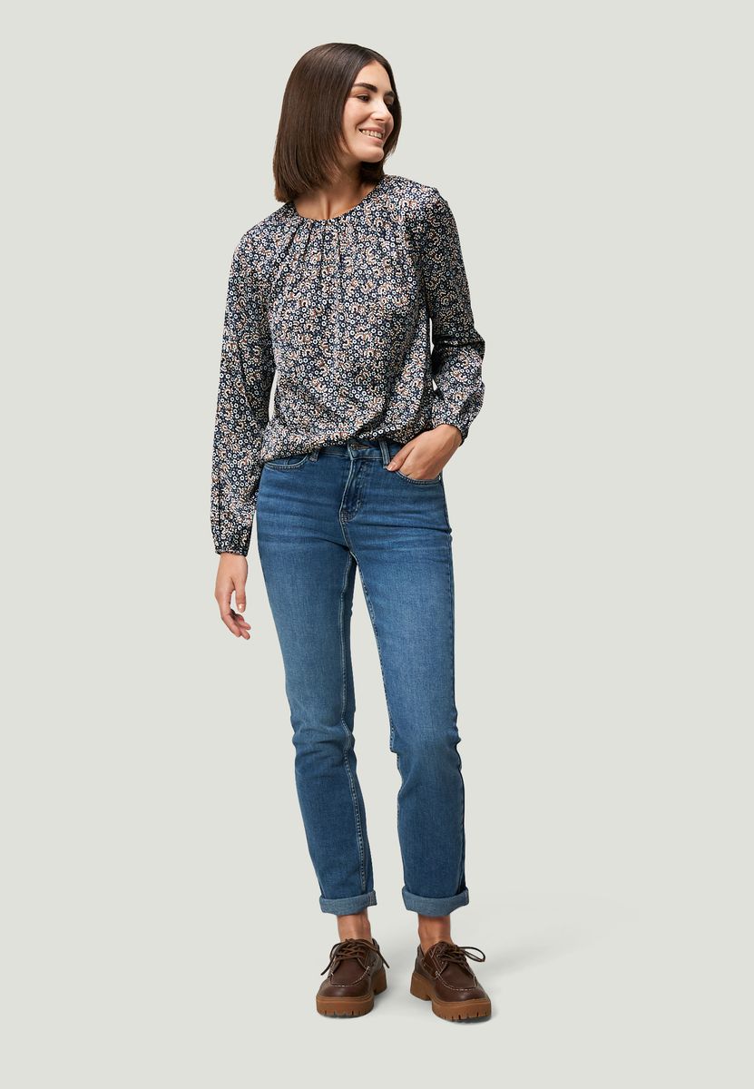 Satinbluse