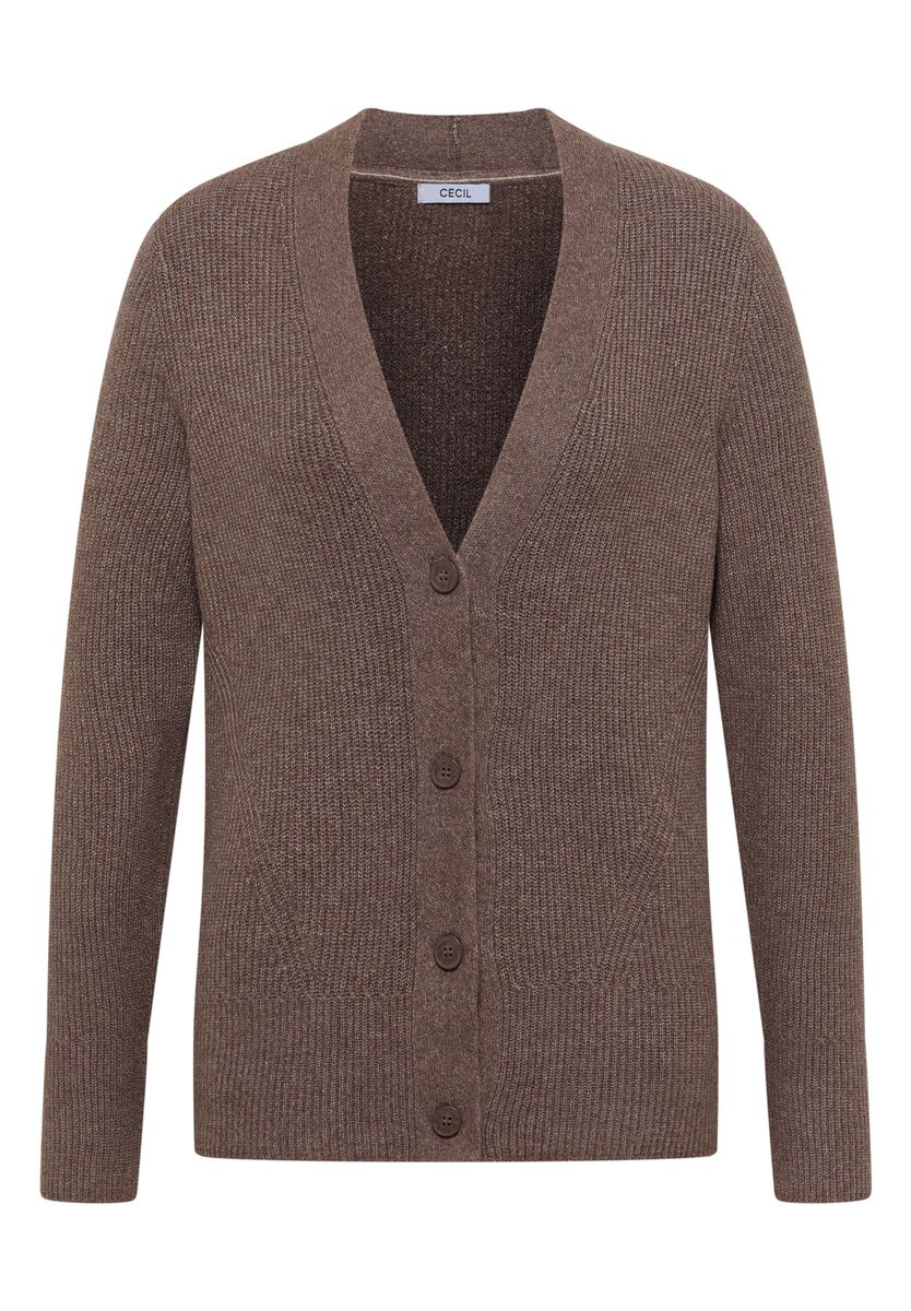 Cardigan mit Strukturdetail