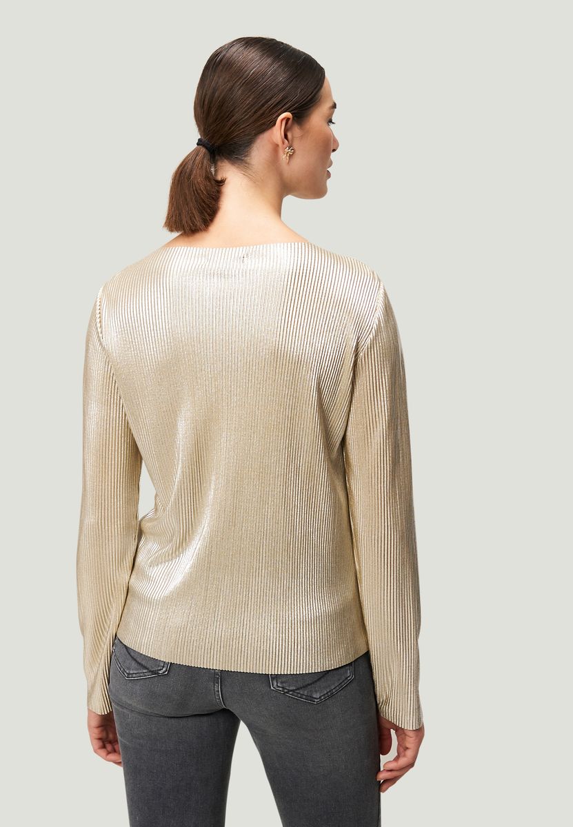 Plissee-Shirt