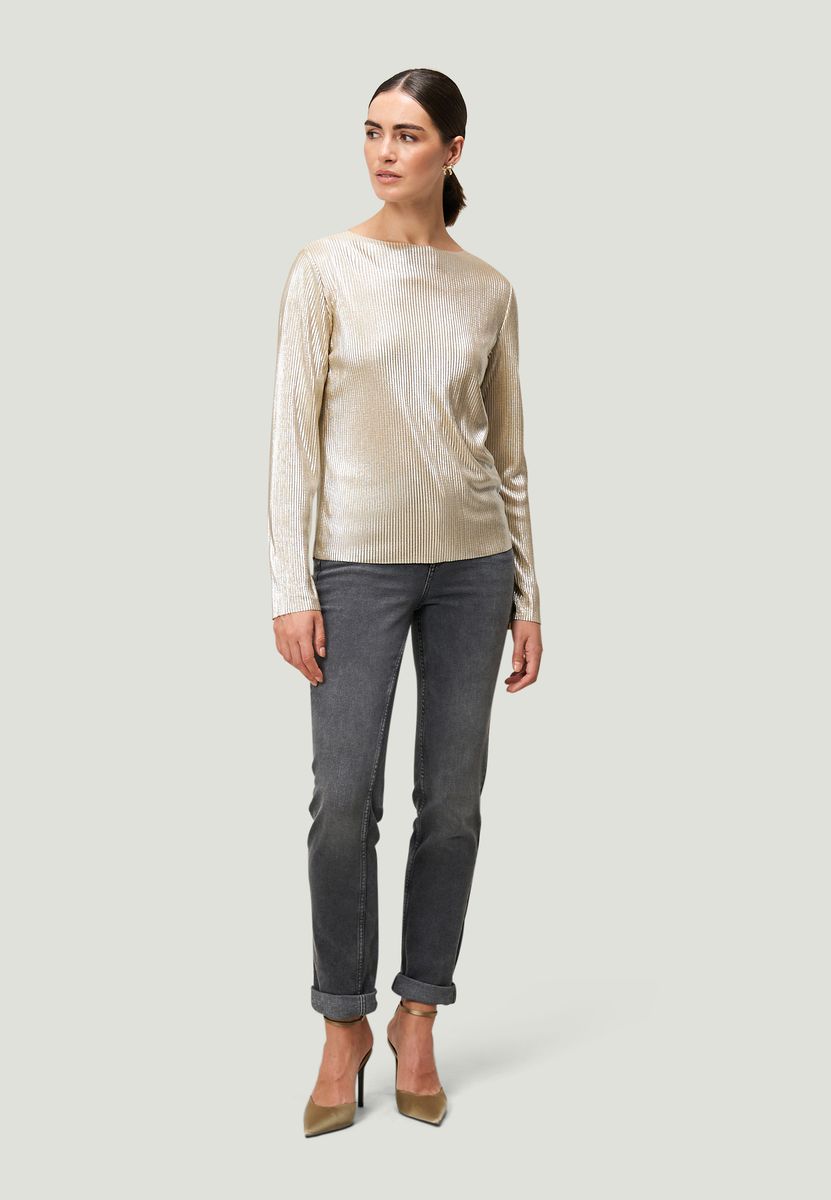 Plissee-Shirt