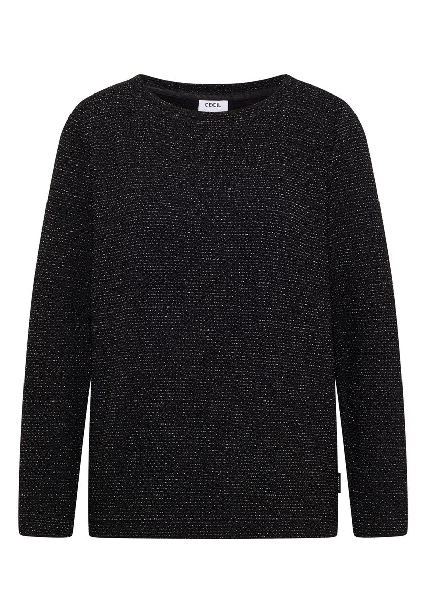 Glitzer Strukturshirt